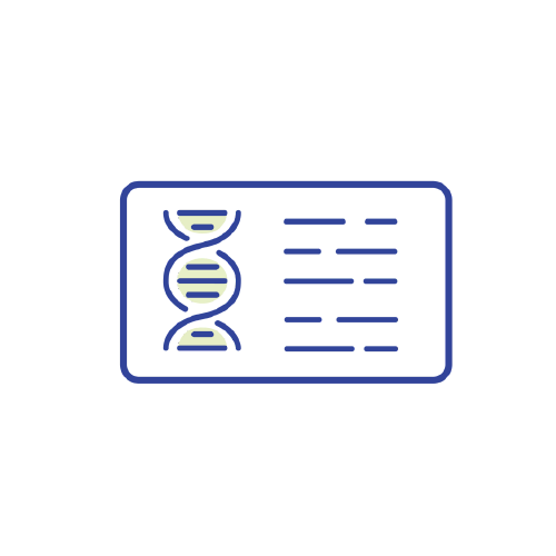 icon of a document with DNA