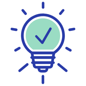 icon of lightbulb