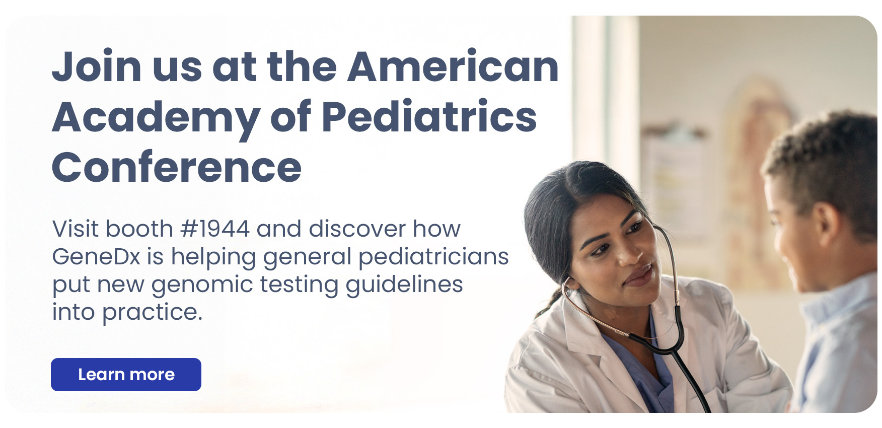Join us at the American Academy of Pediatrics Conference